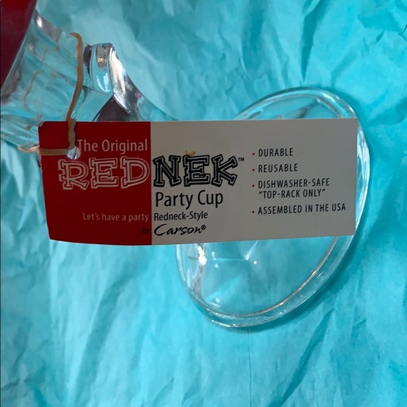 Our Late Toby Keith-Red Solo Cup- A set of 2 Rednek “Fancy” Stemmed Glasses - Picture 2 of 4